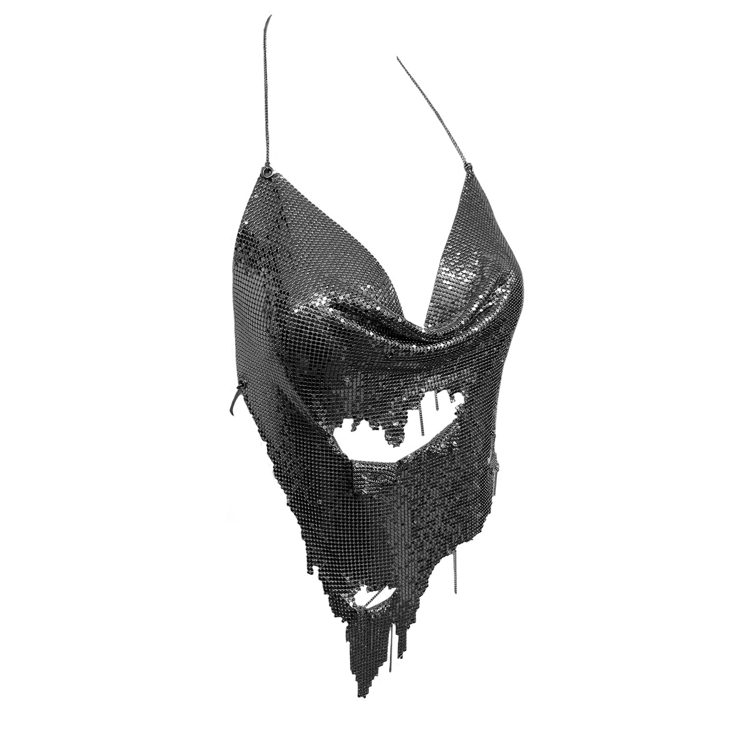 Distressed Chainmail Top