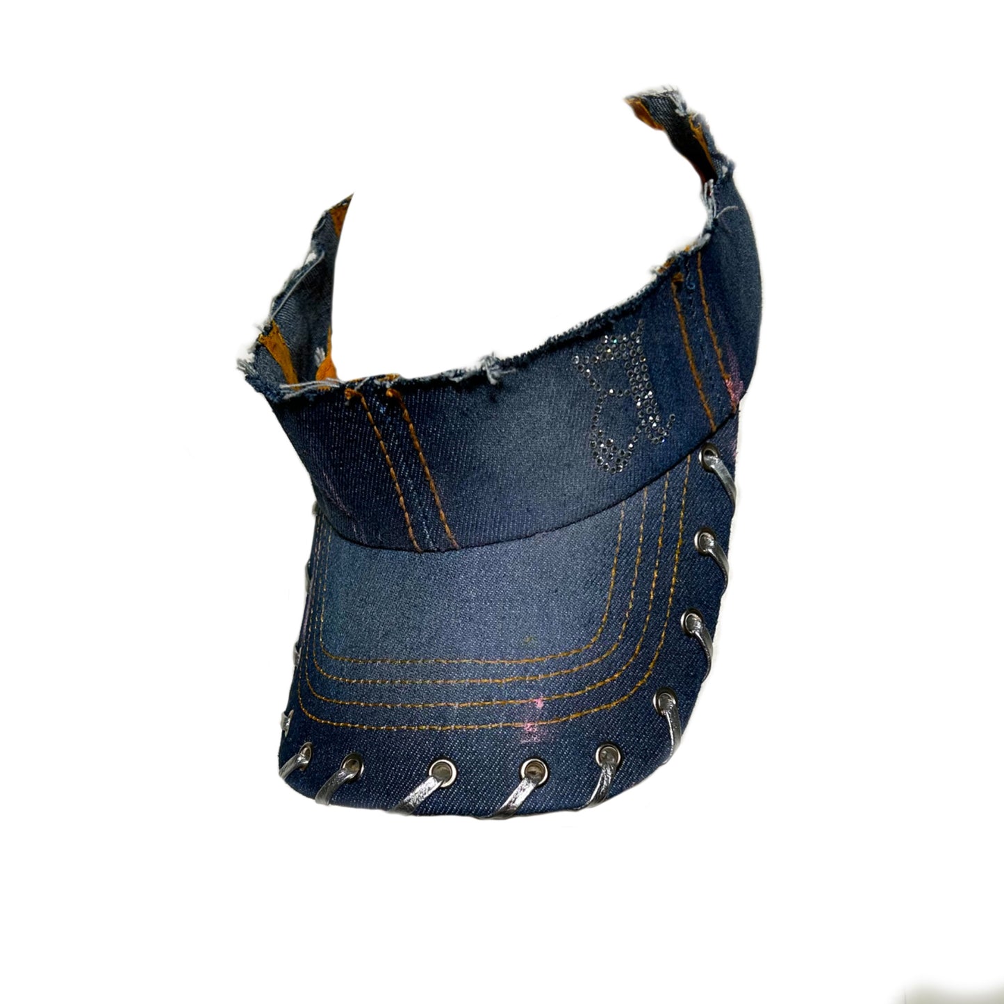 Denim & Leather Visor