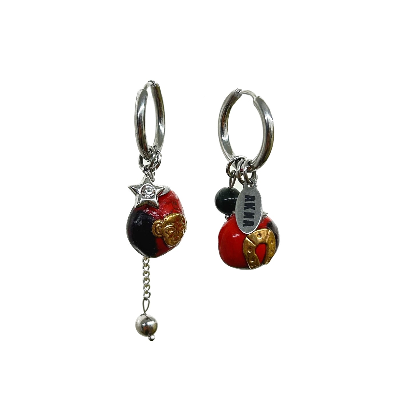 Huayruro Bean Earrings