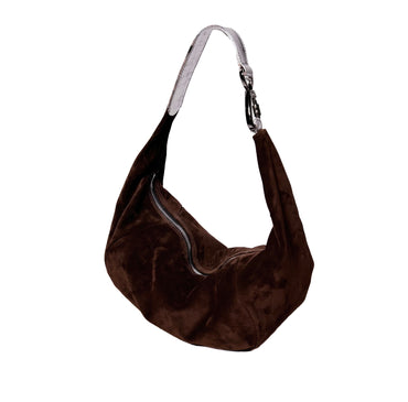 Chocolate Suede Bag