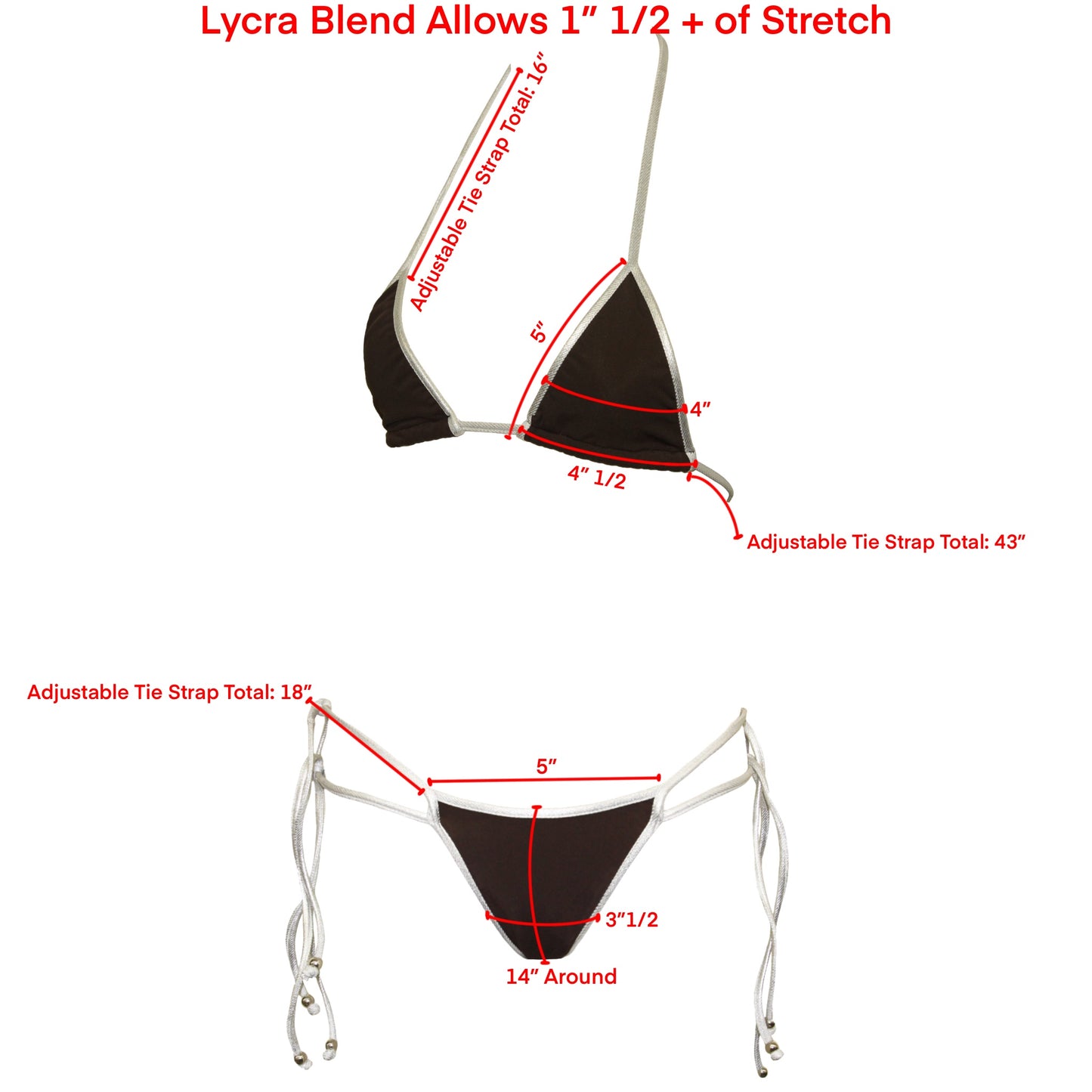 Brown & Silver Bottom