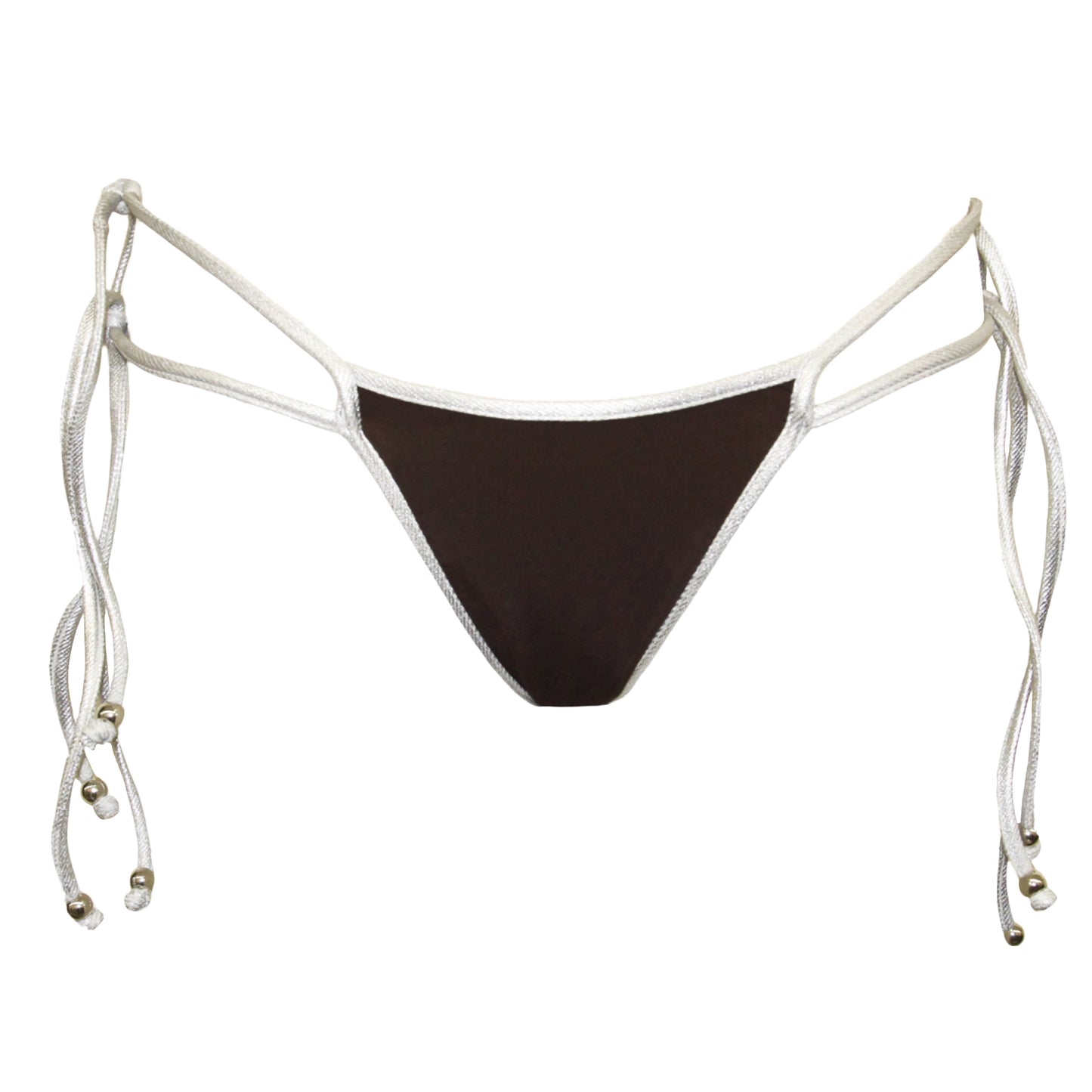 Brown & Silver Bottom