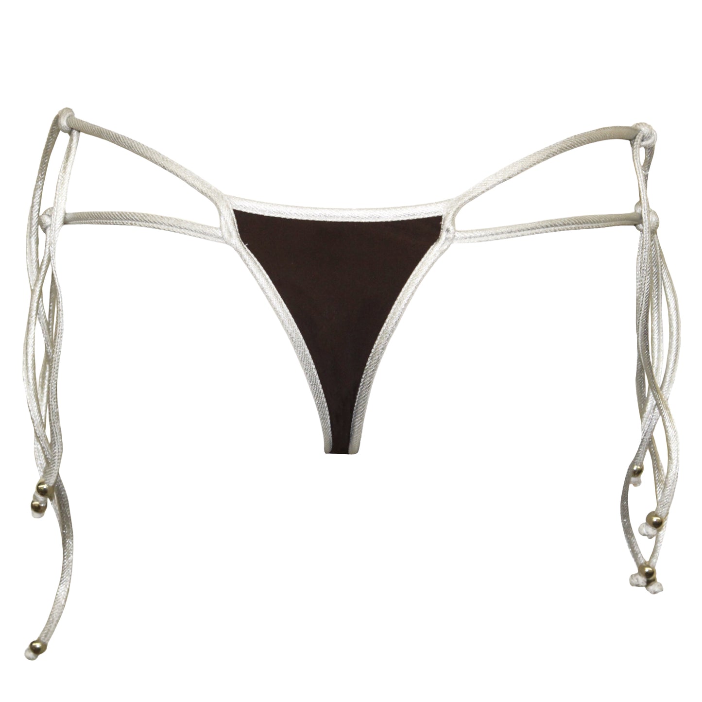 Brown & Silver Bottom