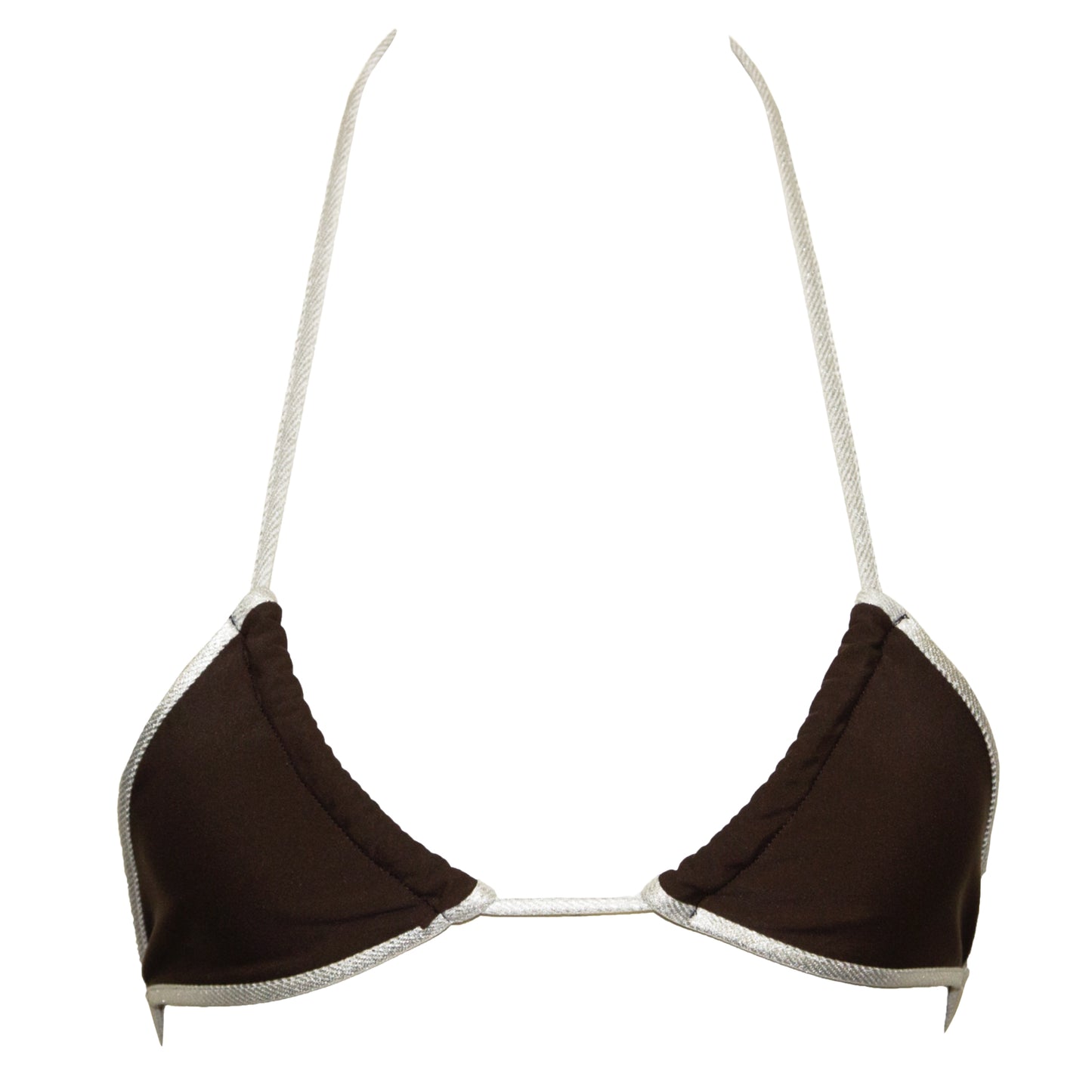 Brown & Silver Top