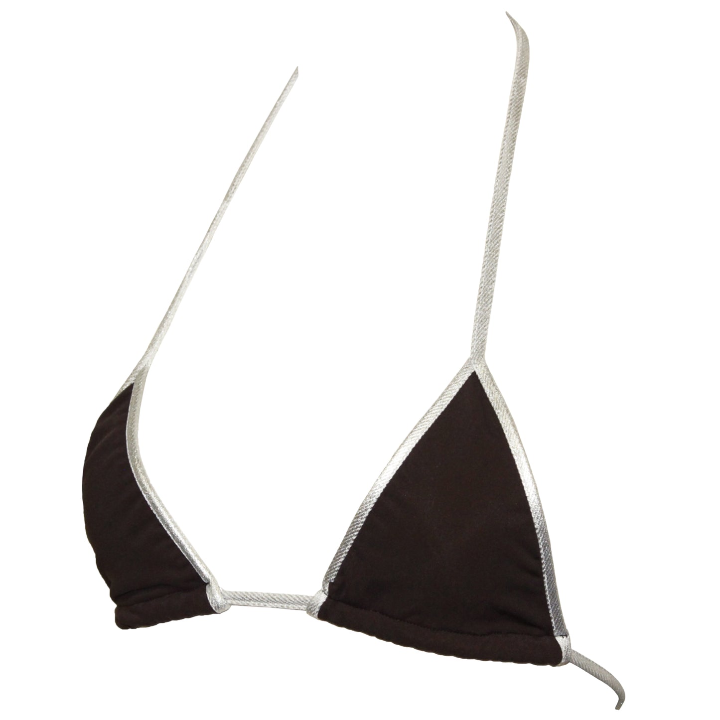 Brown & Silver Top