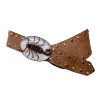 El Escorpión Hip Belt (Tan Embossed)