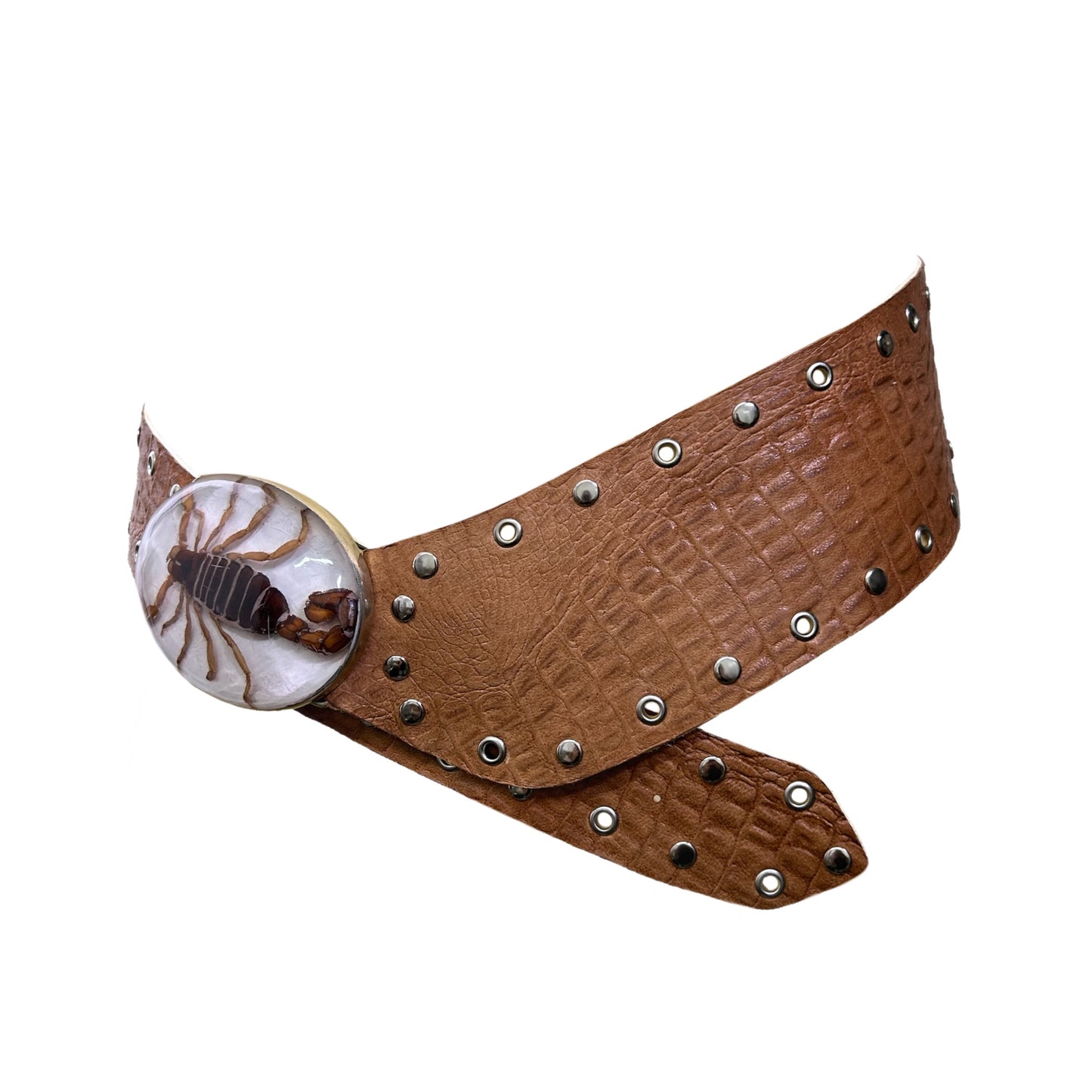 El Escorpión Hip Belt (Tan Embossed)