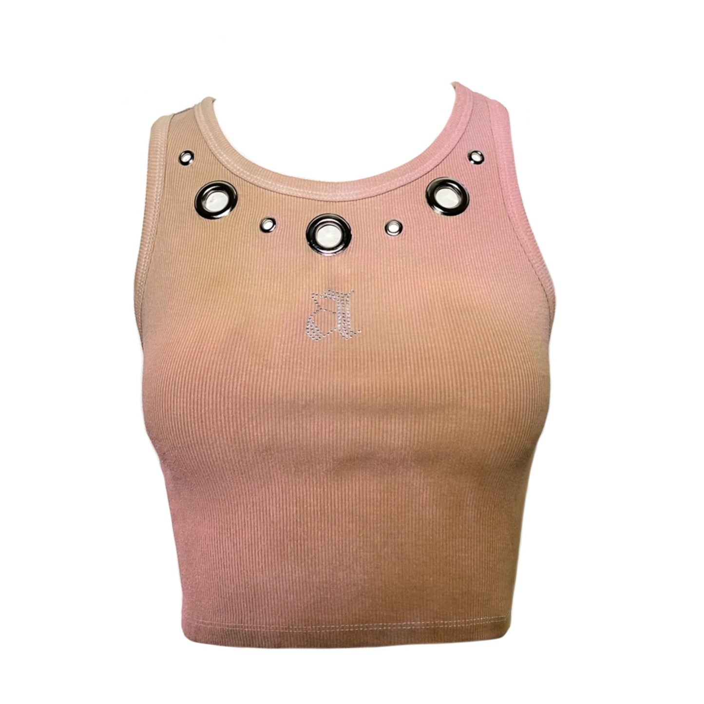 Pink Stained Tank Top