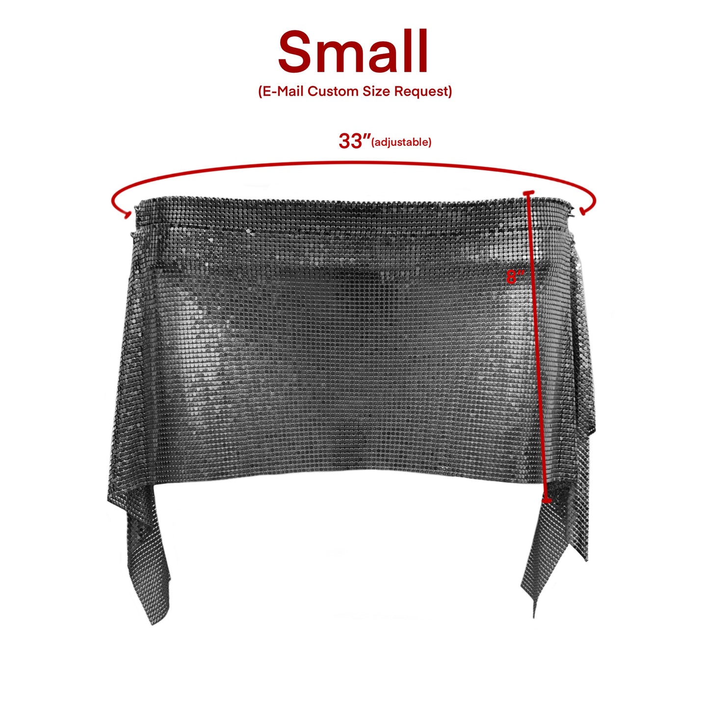 Chainmail Micro Mini Skirt