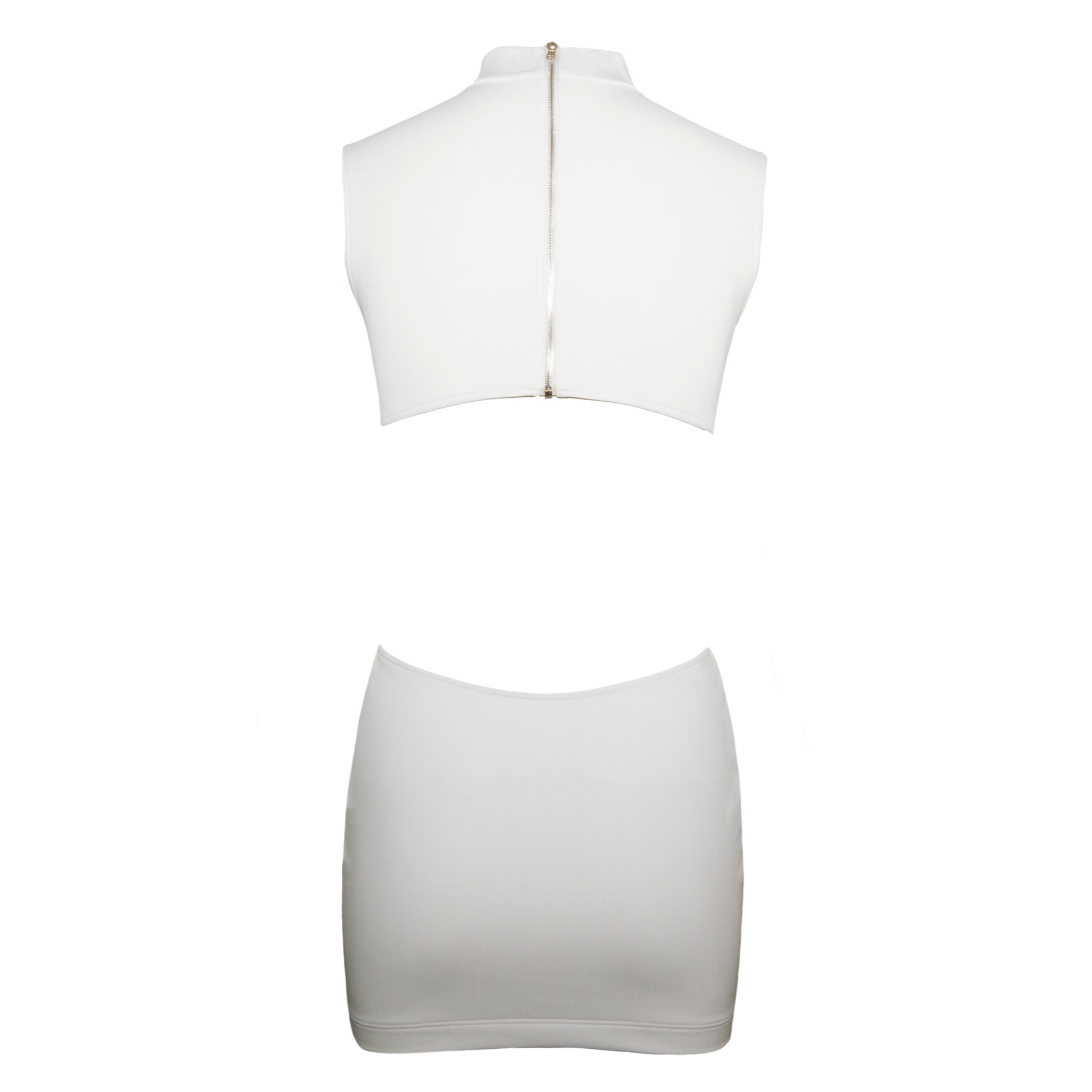 Damien White Mini Dress Akna Store Damien White Mini Dress Akna Store
