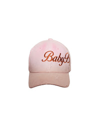BabyBoy Pink & Brown Stain Cap